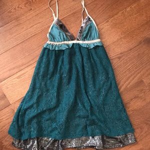 Free People ocean blue sundress